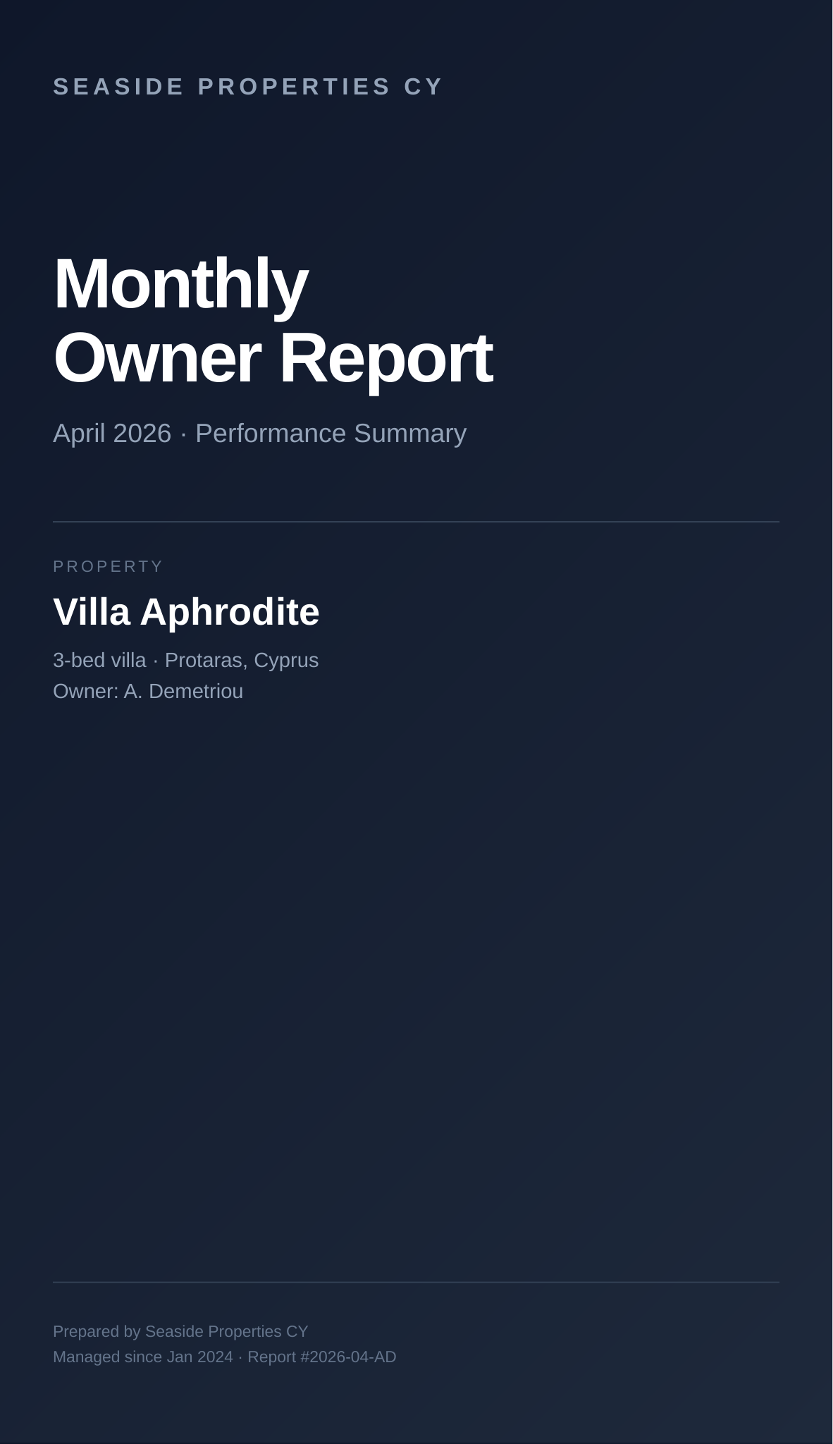 OwnerDeck report cover